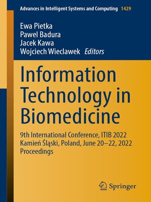 cover image of Information Technology in Biomedicine